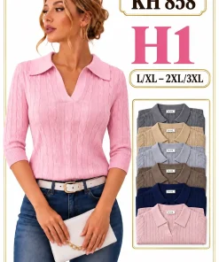 Swetry damskie,size l/xl-2/3xl,paczka 12szt,mix kolor