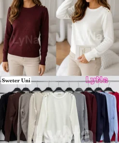 Swetry damskie,size uni,paczka 6szt,mix kolor