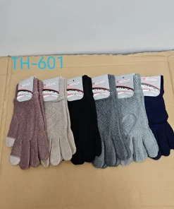 Rękawiczki damskie,paczka 12szt,mix kolor