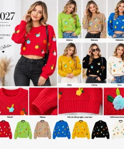 Swetry Damskie, size uni,paczka 10szt,mix kolor