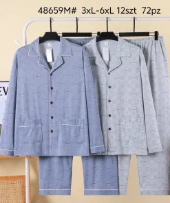 Piżamy MĘSKIE,size 3xl-6xl,Paczka 12szt ,mix kolor