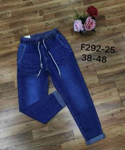 Jeansy Damskie,size 38-48,Paczka 12szt,1kolor