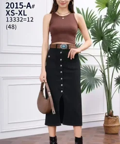 Spódnica długa Damskie,size xs-xl,Paczka 12szt ,1 kolor