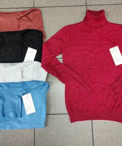 Swetry Damskie,size uni,Paczka 12szt ,mix kolor