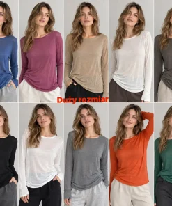 Bluzki Damskie WŁOSKA,Size uni,paczka 6szt, mix kolor