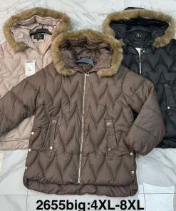 Kurtki damskie,size 4-8xl,Paczka 5szt ,1kolor