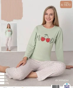 Piżama Damskie,size m-2xl,paczka 8szt,1kolor
