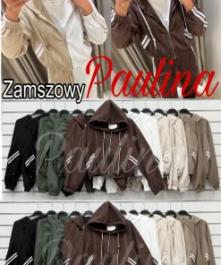 Kurtki Damskie WŁOSKA,Size uni,paczka 6szt, mix kolor