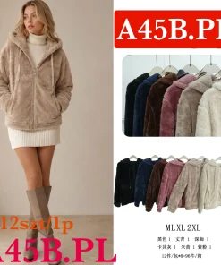 Kurtki Damskie,size m-2xl,paczka 12szt,mix kolor