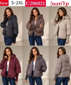 Kurtki Damskie,size s-2xl,paczka 5szt,1kolor
