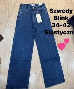 Jeansy Damskie,size 34-42,Paczka 10szt ,1 kolor