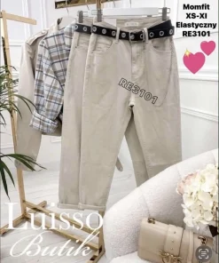 Jeansy Damskie,size xs-xl,Paczka 12szt,1kolor