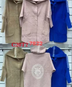 Swetry Damskie,size uni,paczka 6szt,mix kolor