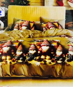 KOMPLET POŚCIELI 5 D 100% satyna - bawełna 3 Częściowy Rozmiar:160x200cm