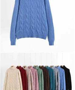 Swetry damskie,size m/l-xl/2xl,Paczka 12szt,mix kolor