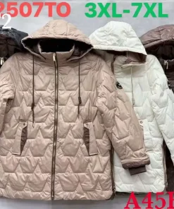 Kurtki Damskie,size 3xl-7xl,paczka 5szt,1kolor