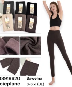Leginsy Damskie,size 3xl-6xl,paczka 12szt,mix kolor