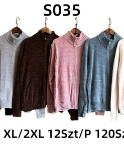 Swetry Damskie, size m/l-xl/2xl,paczka 12szt,mix kolor