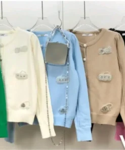 Swetry Damskie,size uni,Paczka 6szt ,mix kolor