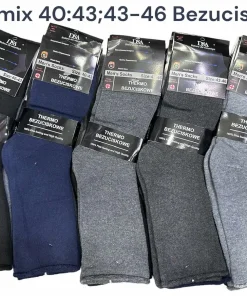 Skarpety MĘSKIE,size 40-46,Paczka 40szt,mix kolor