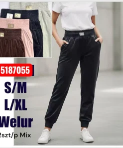Spodnie Damskie,size s/m-l/xl,paczka 12szt,mix kolor