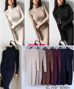 Sukienki Damskie WŁOSKA,Size uni,paczka 8szt, mix kolor