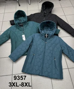 Kurtki Damskie ,Size 3-8xl,paczka 6szt, 1kolor