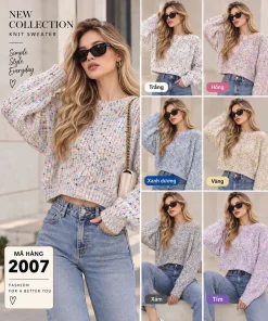 Swetry Damskie,size uni,Paczka 10szt,mix kolor