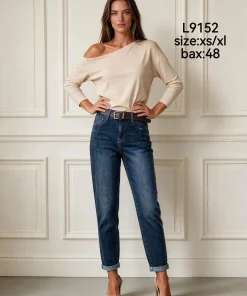 Jeansy Damskie,size xs-xl,paczka 12szt,1kolor