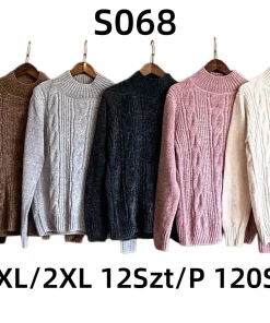 Swetry Damskie, size m/l-xl/2xl,paczka 12szt,mix kolor
