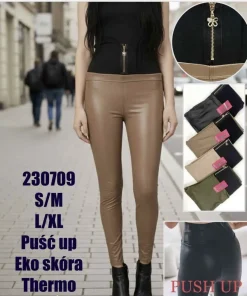 Spodnie skórzane Damskie,size s/m-l/xl,Paczka 12szt,mix kolor