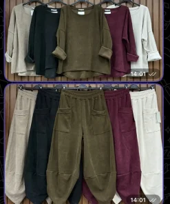 Komplety Damskie WŁOSKA,Size uni,paczka 6szt, mix kolor