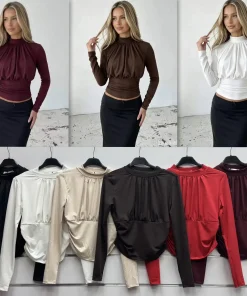 Bluzki Damskie WŁOSKA,Size uni,paczka 6szt, mix kolor