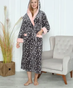 Szlafrok Damskie,size 2xl-4xl,Paczka 6szt,1kolor