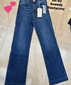 Jeansy Damskie,size 34-42,Paczka 10szt ,1 kolor