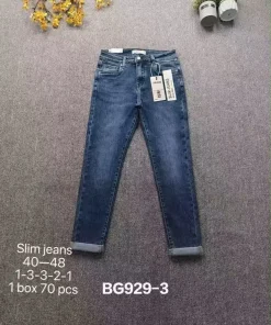 Jeansy Damskie,size 40-48,Paczka 10szt ,1 kolor