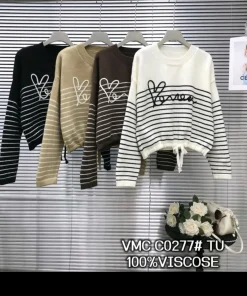 Swetry Damskie,size uni,Paczka 12szt ,mix kolor