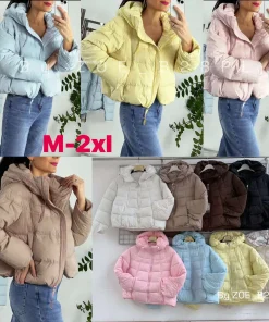Kurtki Damskie WŁOSKA,Size uni,paczka 6szt, mix kolor