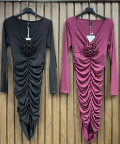 Sukienki Damskie WŁOSKA,Size uni,paczka 6szt, mix kolor