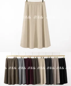 Spódnica długa Damskie,size m/l-xl/2xl,Paczka 8szt,mix kolor