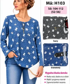 Bluzki Damskie ,Size 50-56,paczka 12szt, mix kolor