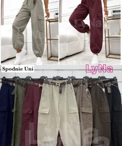 Spodnie Damskie WŁOSKA,Size uni,paczka 6szt, mix kolor