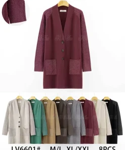 Swetry damskie ,size m/l-xl/2xl,Paczka 8szt ,mix kolor