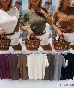Swetry Damskie WŁOSKA,Size uni,paczka 6szt, mix kolor