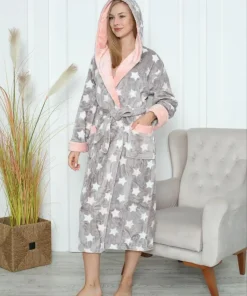 Szlafrok Damskie,size 2xl-4xl,Paczka 6szt,1kolor