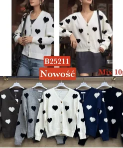 Swetry damskie,Size uni,paczka 10szt,mix kolor