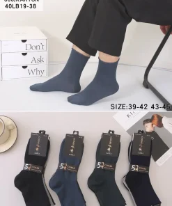 Skarpety MĘSKIE,size 39-46,Paczka 40szt ,mix kolor