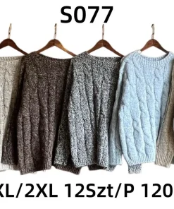 Swetry Damskie, size m/l-xl/2xl,paczka 12szt,mix kolor