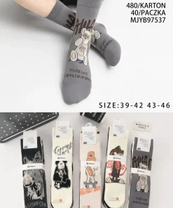 Skarpety MĘSKIE,size 39-46,Paczka 40szt,mix kolor