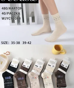 Skarpety Damsskie,size 35-42,Paczka 40szt ,mix kolor